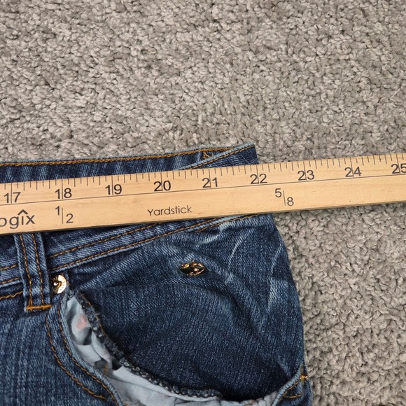 Vintage Apple Bottoms Jeans Womens 21 22 Embroidered Back Pocket Y2K Bootcut - Picture 13 of 16